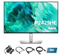 FKA P2425HE Monitor - 24 Inch, Full HD 1080p (1920 x 1080), 16:9 IPS, Computer Monitor Screen with DisplayPort, Type-C, and USB-C Cables - 1 Pack (New)