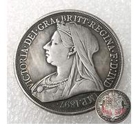 FKaiYin 1897 United Kingdom Old Commemorative Hand Carved Art Coin - British Crown Victoria Queen Coin - Future experience