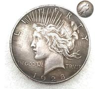 FKaiYin 1928 Antique Liberty One-Dollar Old Coin- American Commemorative Old Coin - US Old Coins- Uncirculated Hobo Nickel USA Morgan Dollar Coin Future experience