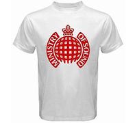 FKASBOOLK New Ministry of Sound Dance House Music Logo Men's White T-Shirt