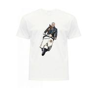 FKASBOOLK T-Shirt Jersey Jose Mourinho Mvespa Rome Football Special One Totti tituli White