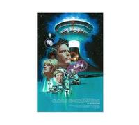 FKBALCZ Close Encounters of The Third Kind Canvas Poster Wall Art Decor Print Picture Paintings for Living Room Bedroom Decoration 12x18inch(30x45cm)