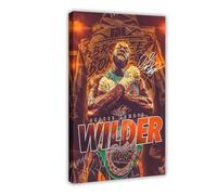 FKBALCZ DEONTAY WILDER Bronze Bomber Canvas Poster Bedroom Decor Landscape Office Room Decor Gift 08x12inch(20x30cm)