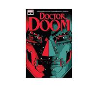 FKBALCZ Doctor Doom Issue 1 Comic Book Poster Canvas Poster Bedroom Decor Landscape Office Room Decor Gift 20x30inch(50x75cm)
