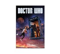 FKBALCZ Doctor Who Movie Poster Canvas Poster Wall Art Decor Print Picture Paintings for Living Room Bedroom Decoration 12x18inch(30x45cm)