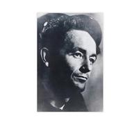 FKBALCZ Original Vintage Mini Poster Magazine Clipping - Woody Guthrie Canvas Poster Wall Art Decor Print Picture Paintings for Living Room Bedroom Decoration 24x36inch(60x90cm)