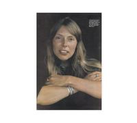 FKBALCZ Original Vintage Mini Poster Newspaper Clipping - Joni Mitchell, Late 1960s Canvas Poster Bedroom Decor Landscape Office Room Decor Gift 20x30inch(50x75cm)