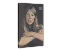FKBALCZ Original Vintage Mini Poster Newspaper Clipping - Joni Mitchell, Late 1960s Canvas Poster Wall Art Decor Print Picture Paintings for Living Room Bedroom Decoration 20x30inch(50x75cm)