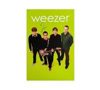 FKBALCZ Rivers Cuamo Autogramm Weezer Green Album Vinyl Canvas Poster Bedroom Decor Landscape Office Room Decor Gift 08x12inch(20x30cm)