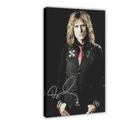FKBALCZ Rock N' Roller Singer And Frontman DAVID COVERDALE Signed Canvas Poster Bedroom Decor Landscape Office Room Decor Gift 12x18inch(30x45cm)