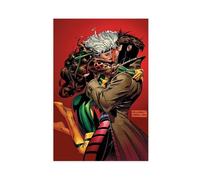 FKBALCZ Rogue And Gambit Embrace Kiss Comic Book Poster Canvas Poster Bedroom Decor Landscape Office Room Decor Gift 08x12inch(20x30cm)