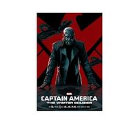 FKBALCZ The Winter Soldier Captain America Movie Poster Canvas Poster Wall Art Decor Print Picture Paintings for Living Room Bedroom Decoration 08x12inch(20x30cm)