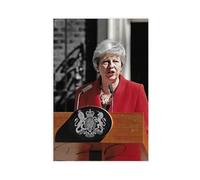 FKBALCZ Theresa May Canvas Poster Wall Art Decor Print Picture Paintings for Living Room Bedroom Decoration 16x24inch(40x60cm)