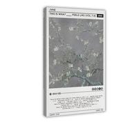 FKBALCZ This Is What It Looks Like (Vol. 1-4) Album Poster Canvas Poster Wall Art Decor Print Picture Paintings for Living Room Bedroom Decoration 16x24inch(40x60cm)