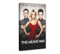 FKBALCZ This Means War Movie Poster Canvas Poster Wall Art Decor Print Picture Paintings for Living Room Bedroom Decoration 20x30inch(50x75cm)