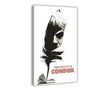 FKBALCZ Three Days of The Condor Canvas Poster Wall Art Decor Print Picture Paintings for Living Room Bedroom Decoration 08x12inch(20x30cm)