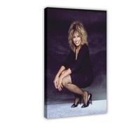 FKBALCZ Tina Turner Canvas Poster Wall Art Decor Print Picture Paintings for Living Room Bedroom Decoration 16x24inch(40x60cm)