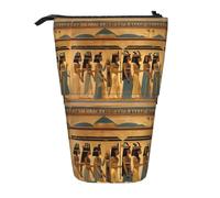 FKGKDF Ancient Egypt Woman Print Telescopic Pencil Case Portable Office Pencil Case