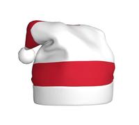 FKGKDF Flag Of Monaco Print Adult Santa Hat, Holiday Accessory, Xmas Hat For Holiday Parties, Stage Performances