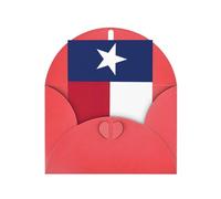 FKGKDF Flag Of Texas Print Greeting Card, Pearl Paper With Envelope, For Christmas/Birthday/Valentine'S Day