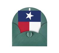 FKGKDF Flag Of Texas Print Greeting Card, Pearl Paper With Envelope, For Christmas/Birthday/Valentine'S Day