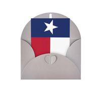 FKGKDF Flag Of Texas Print Greeting Card, Pearl Paper With Envelope, For Christmas/Birthday/Valentine'S Day