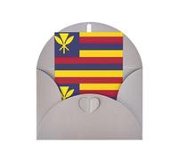 FKGKDF Flag Of The Kingdom Of Hawaii Print Greeting Card, Pearl Paper With Envelope, For Christmas/Birthday/Valentine'S Day