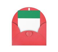 FKGKDF Irish Flag Print Greeting Card, Pearl Paper With Envelope, For Christmas/Birthday/Valentine'S Day