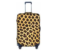 FKGKDF Leopard Pattern Print Luggage Cover For Suitcases, Travel Case Protector, Simple & Convenient Installation, White, L, Fashion