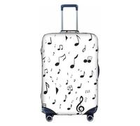 FKGKDF luggage cover alphabet print suitcases travel cover protector simple convenient installation, white, L, Fashion