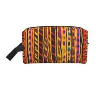 FKGKDF Mexican Folk Art Boho Print Travel Toiletry Organizer Bag, Large Capacity Storage For Cosmetics, Toiletries