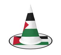 FKGKDF Palestine Flag Print Halloween Hat, Lightweight For Halloween Party/Carnival, One Size Fits Most
