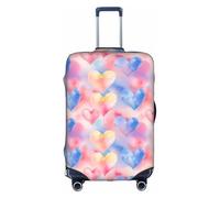FKGKDF Rainbow Printed Luggage Cover for Suitcases Travel Cover Protector Simple and Convenient Installation, white, S, Fashion