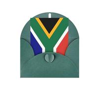 FKGKDF South African Flag Print Greeting Card, Pearl Paper With Envelope, For Christmas/Birthday/Valentine'S Day