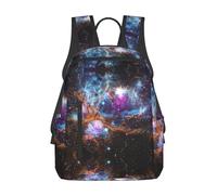 FKGKDF Universe Galaxy Space Print Comfortable Backpack For Work And Travel, Large Capacity Backpack For Daily Use