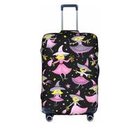 FKGKDF Witch Bohemian Drawing Print Luggage Cover for Suitcases Travel Cover Protector Simple Convenient Setup White S Fashion