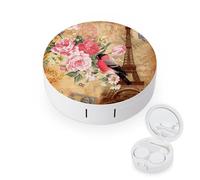fkgvwo Contact Lens Case Flower Tower Contact Lens Holder Box Container Soak Storage Kit