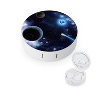 fkgvwo Contact Lens Case Planet Space Contact Lens Holder Box Container Soak Storage Kit
