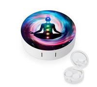 fkgvwo Contact Lens Case Yoga Sport Contact Lens Holder Box Container Soak Storage Kit