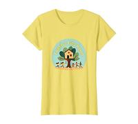 FKH Faithful Kids' Haven - Joyful Treehouse Adventure T-Shirt, Women, Lemon, XXL