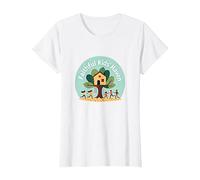 FKH Faithful Kids' Haven - Joyful Treehouse Adventure T-Shirt, Women, White, S