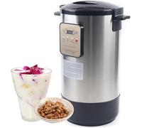 FKINGLRK 12L Automatic Yogurt Machine, Stainless Steel Yogurt Maker, Commercial Fermentation Machine, for Home Kitchen Bar Enzymes Rice Wine Dough Fruit Vinegar
