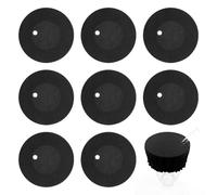 fKiZanthene 8 Pcs Black Drink Covers, Anti Spike Cup Lids, Universal Drink Covers for Cups, Anti Drug Spike Drink Protection Bottle Cap, for Girls Women Bars Parties and Bachelorette Events