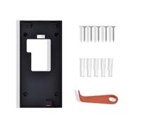 fKiZanthene Adhesive Doorbell Mount with No-Drill Backplate, Secure Sticky Bracket for Video Doorbells and Home Entry Areas, Suitable for Doors Walls and Flat Surfaces