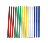 fKiZanthene Binding Bars Slide Grip, 15 Pcs Plastic Spine Bars, A4 Slide Binder Clips for Report Covers, Project Presentations & Office Documents(5 Colours, 1cm Width)