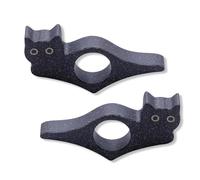 fKiZanthene Black Cat Thumb Book Page Holder for Reading One Handed Book Page Holder for Finger and Thumb with Stable Page Support for Bedroom Living Room and Daily Reading