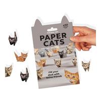 fKiZanthene DIY Paper Cats Origami Kit 50 Sheets, Cute Origami Cats Craft Set for Adults, Foldable Paper Animals for Home Crafting and Classroom Activities