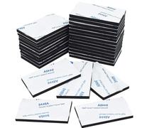 fKiZanthene Heavy Duty Double Sided Tape 50 Pads | 3mm Thick Weatherproof Adhesive for Walls & Outdoor Use | 50mm x 30mm Sticky Pads