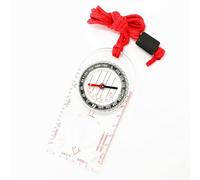 fKiZanthene Navigation Compass Map Ruler, Magnifier with Adjustable Lanyard for Explorer Outdoor Adventure Enthusiasts, Navigation Compass for Expedition Map Reading, Navigation, Orienteering and Surv