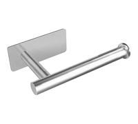 fKiZanthene Toilet Roll Holder Wall Mounted, Self Adhesive Screw-in Wall Mounted Toilet Paper Roll Holder, Rustproof and Waterproof Bathroom Washroom Tissue Roll Holder with Shelf, Toilet Paper Roll D
